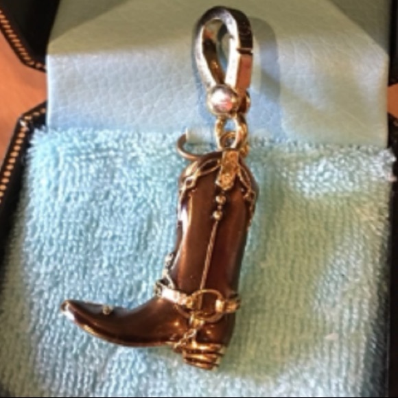 New Juicy Couture Cowboy boot Charm RODEO COWGIRL WESTERN BOHO EQUESTRIAN COWBOY - Picture 6 of 7